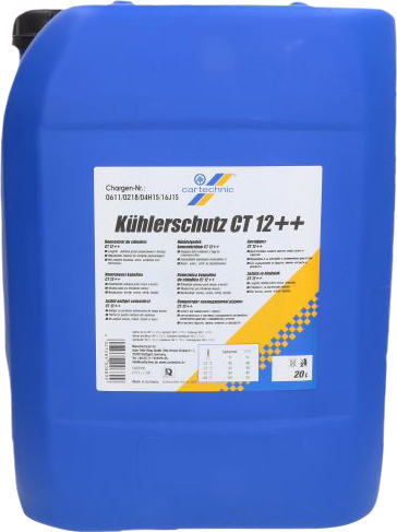 Охолоджувальна рідина CARTECHNIC G12++, концентрат, червоний, 20 л